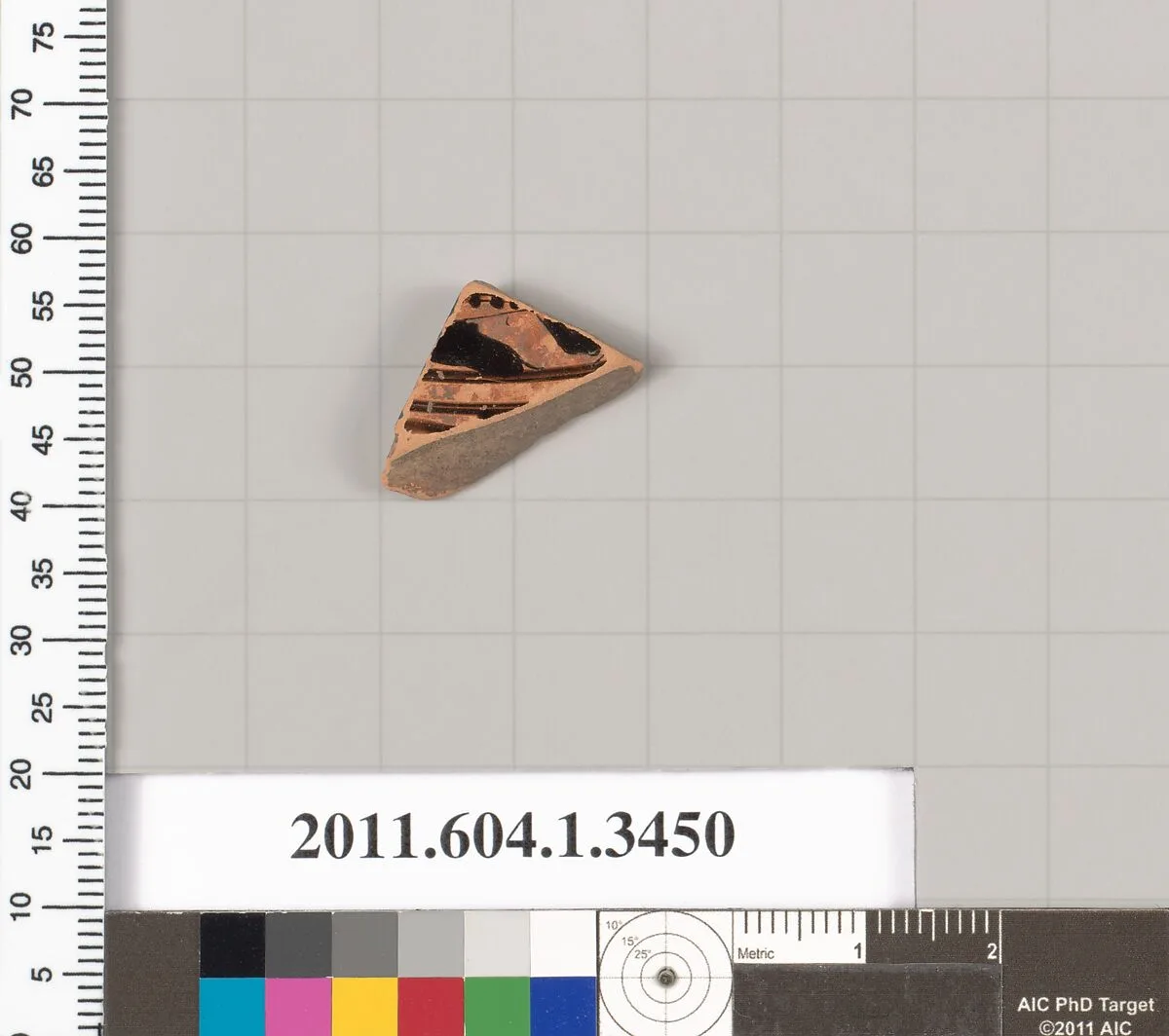 Terracotta fragment of a kylix (drinking cup) — Unknown
