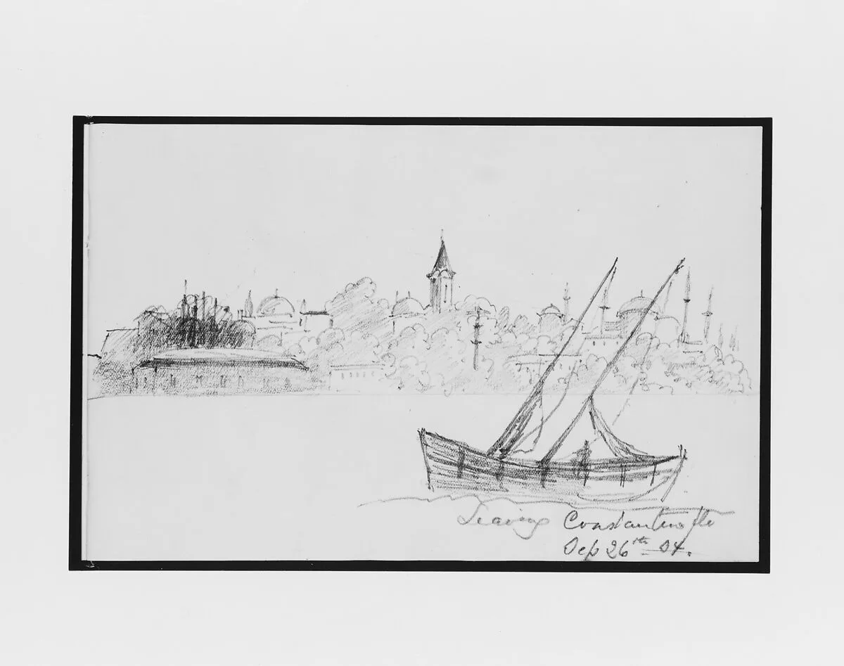 Leaving Constantinople (from Sketchbook) — Mary Newbold Sargent
