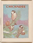 Chickadee from Eggers Bird Booklets (W607) — Unknown