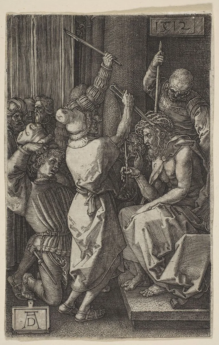 Christ Crowned with Thorns, from "The Passion" — Albrecht Dürer