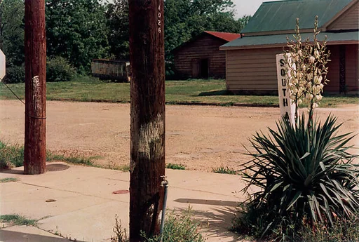 Untitled (Pole and South Ave Marker)