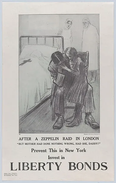 After a zeppelin raid in London — Louis Raemaekers|Brown Robertson Co.|Liberty Loan Committee