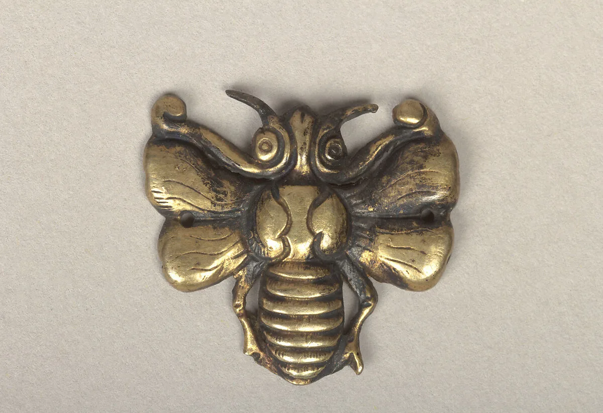 금제 봉 무늬 장식 고려|金製 蜂文 裝飾 高麗|Bee-shaped ornament — Unknown
