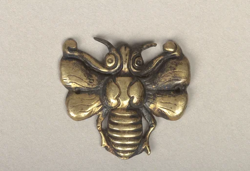 금제  봉 무늬  장식  고려|金製 蜂文  裝飾 高麗|Bee-shaped ornament