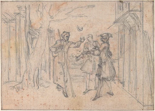Study for an Engraving of "Songs in the Opera of Flora"