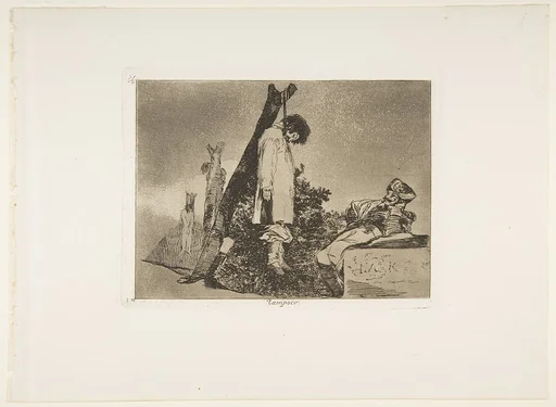 Plate 36 from "The Disasters of War" (Los Desastres de La Guerra): 'Not [in this case] either' (Tampoco)