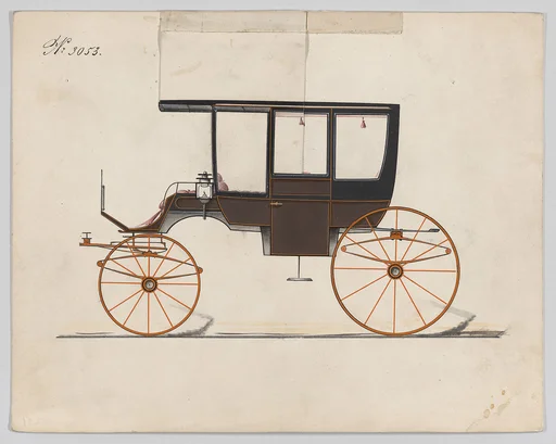 Design for 6 seat Rockaway, no. 3053