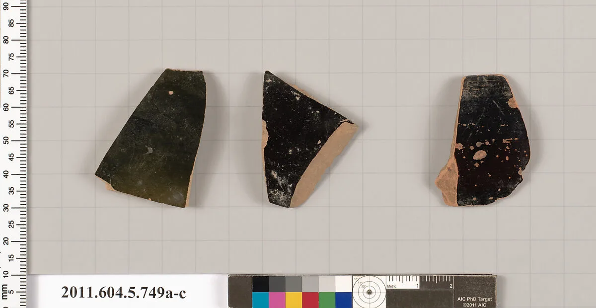Terracotta fragments of kylikes (drinking cups) — Unknown