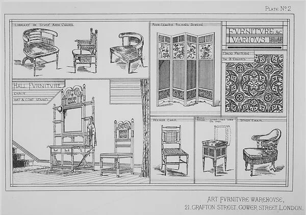 Art Furniture — B. T. Batsford, Ltd.|Thomas Way|William Watt|Theodore Howard|Maurice Bingham Adams|Princess Louise, Duchess of Argyll|Edward William Godwin