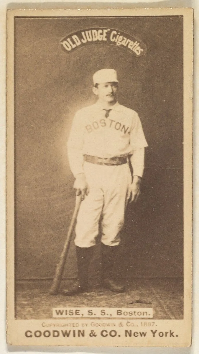 Wise, Shortstop, Boston, from the Old Judge series (N172) for Old Judge Cigarettes — Goodwin & Company