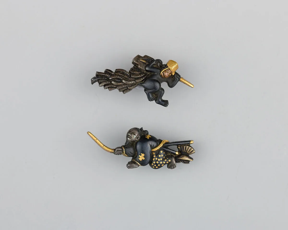 Pair of Sword-Grip Ornaments (Menuki) — Unknown