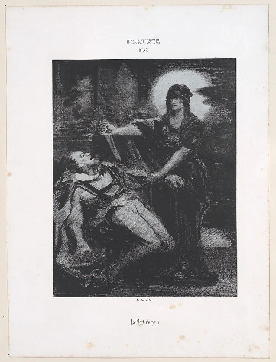 La Mort de peur — Narcisse-Virgile Diaz de la Peña|Bertauts