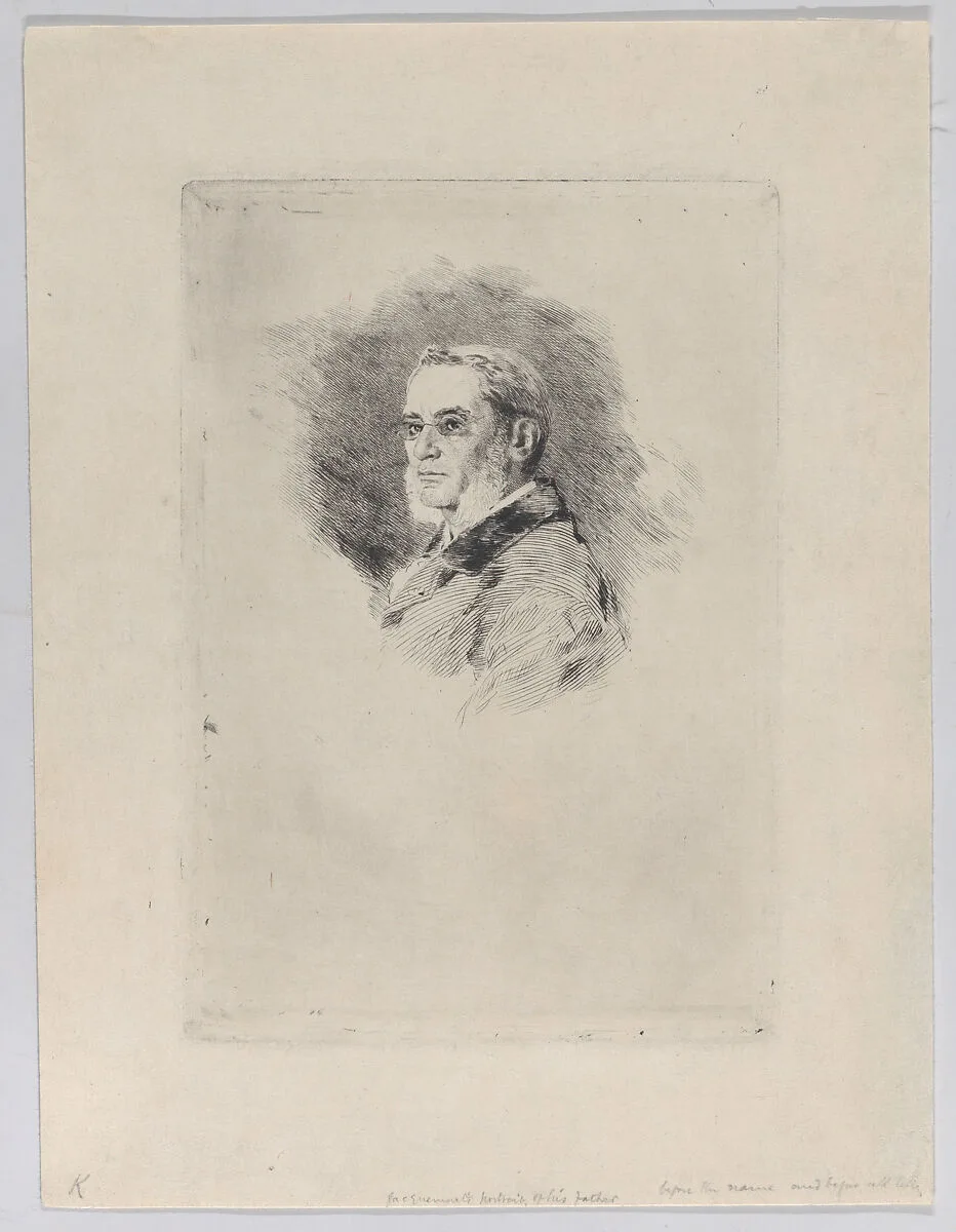 Portrait of Albert Jacquemart — Albert Jacquemart|Jules-Ferdinand Jacquemart