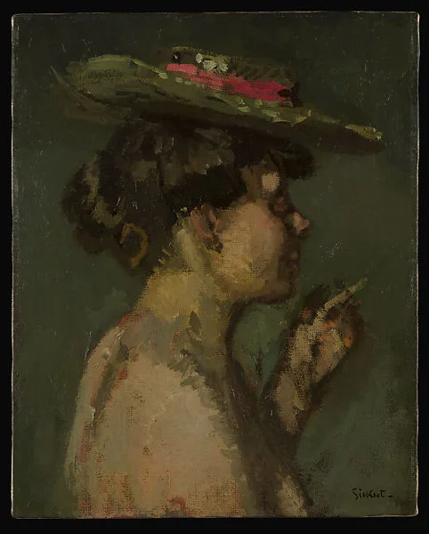 The Cigarette (Jeanne Daurmont) — Walter Richard Sickert