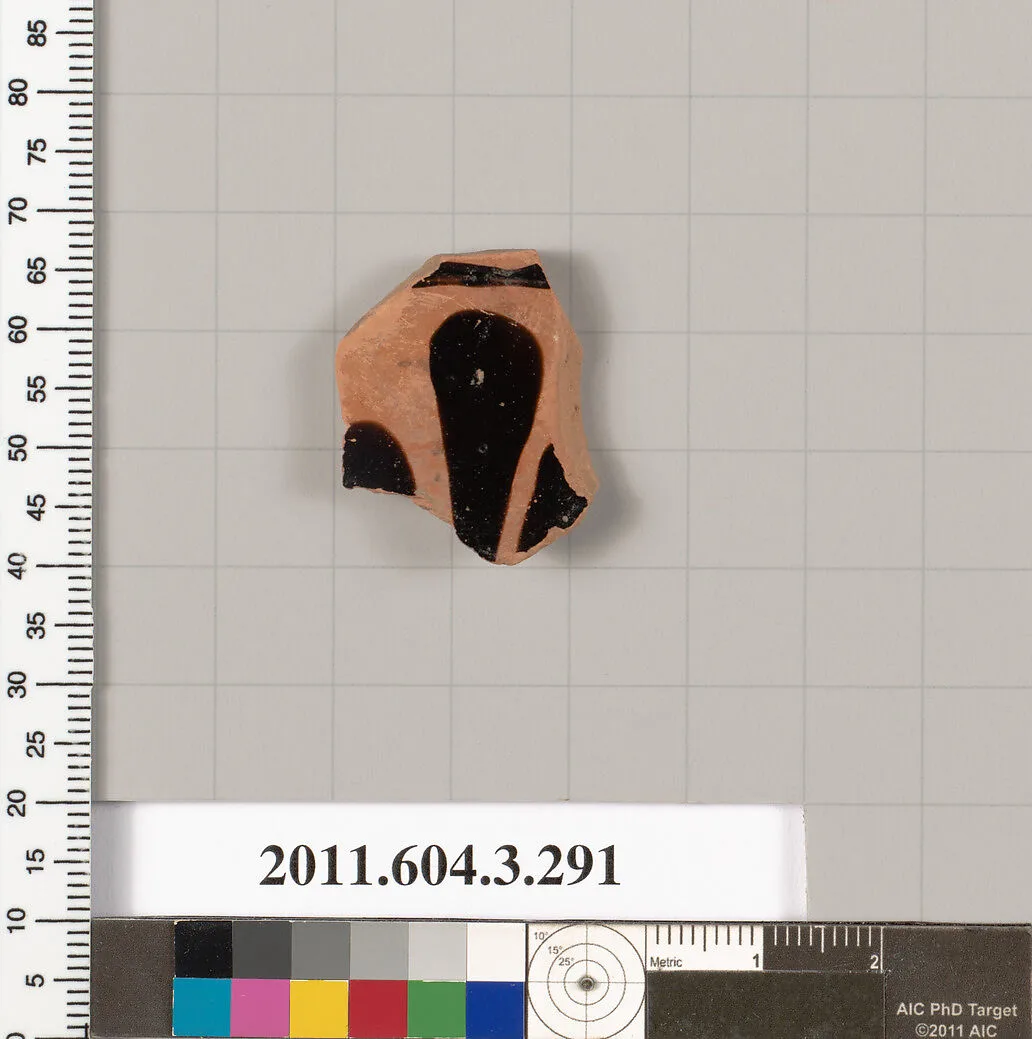 Terracotta fragment of a neck-amphora (jar) — Unknown