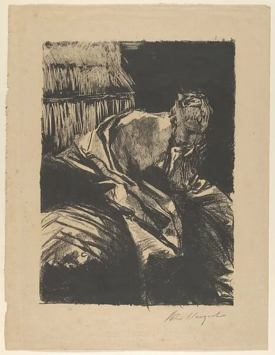 Study of a Young Man, Seated