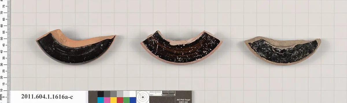 Terracotta fragments of kylikes (drinking cups) — Unknown