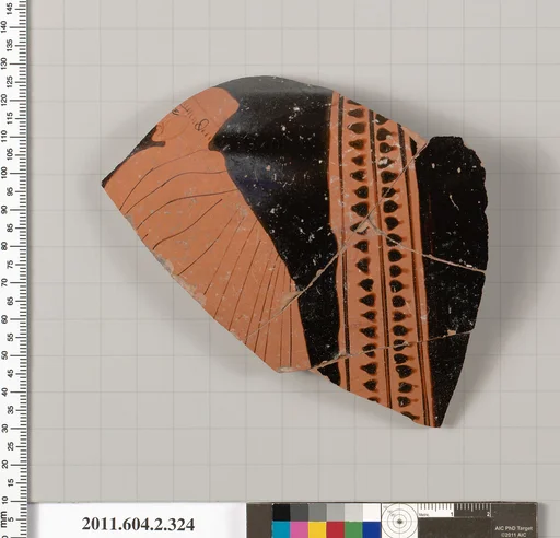 Terracotta fragment of a column-krater (bowl for mixing wine and water)