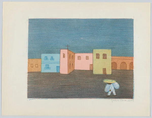 'Plaza', from the Picture Book (plate 11) — Kistler (Lynton R. and/or Will A.)|Jean Charlot