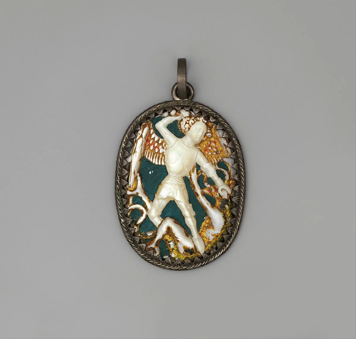 Pendant Medallion with Michael Slaying the Dragon — Unknown