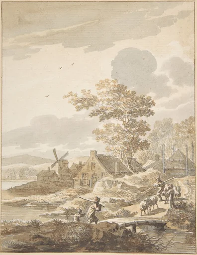 Landscape with Windmill