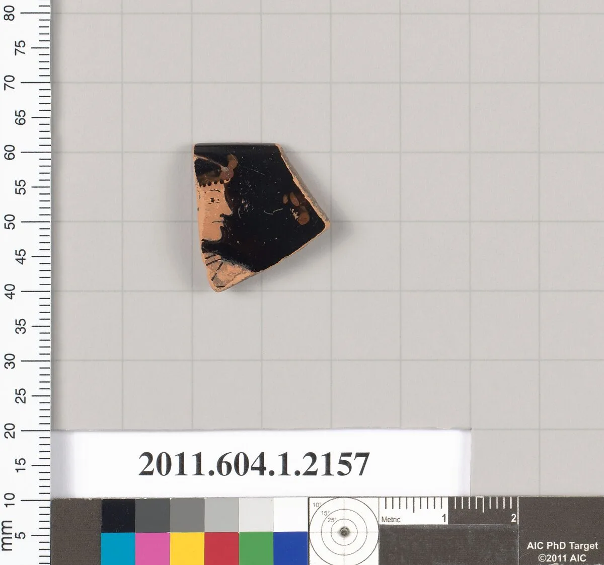 Terracotta rim fragment of a kylix (drinking cup) — Unknown