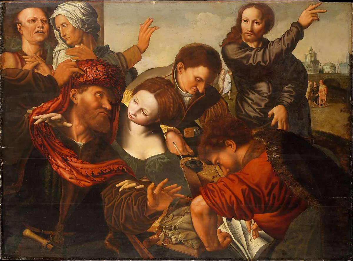 The Calling of Saint Matthew — Jan Sanders van Hemessen