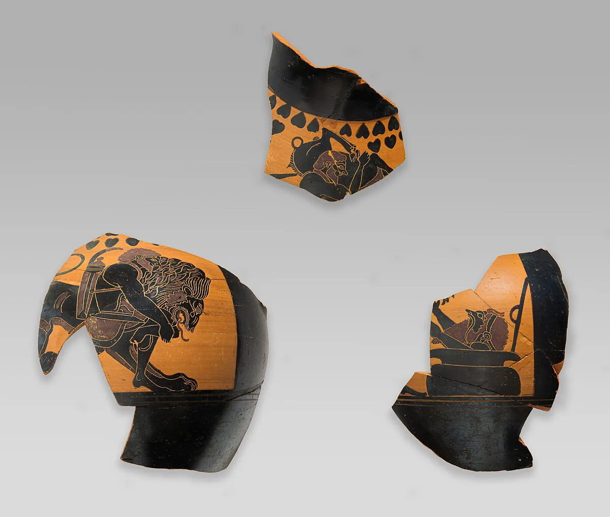 Fragments of a terracotta amphora (jar) — Unknown