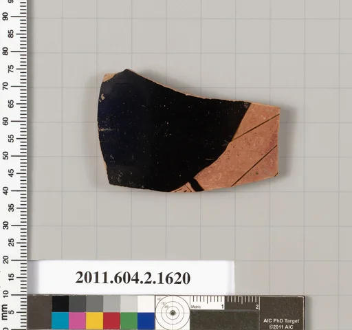 Terracotta fragment of a skyphos (deep drinking cup)