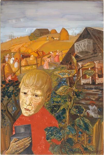 Sergei Esenin as a Youth — Boris Grigoriev