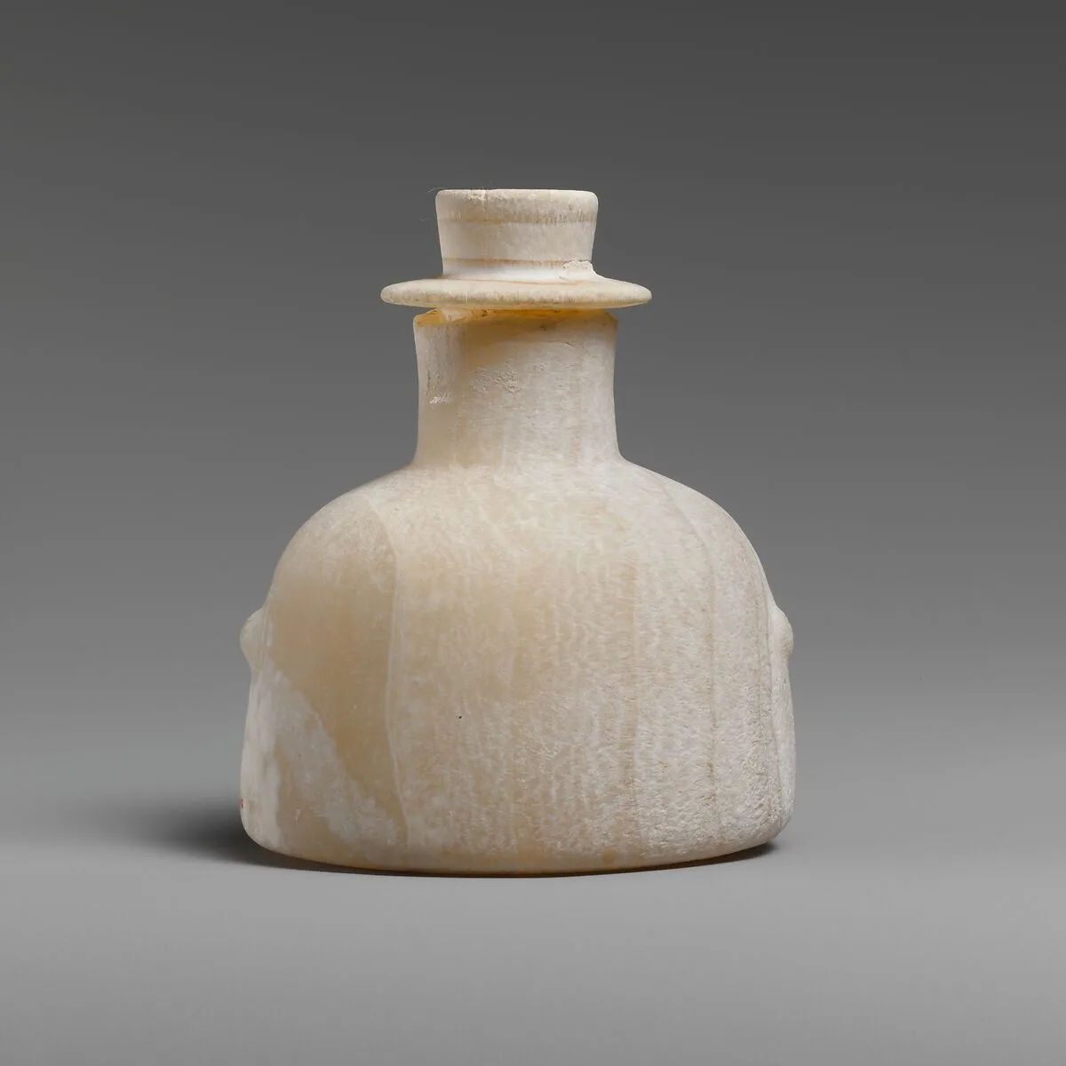 Alabaster flask with stopper — Unknown