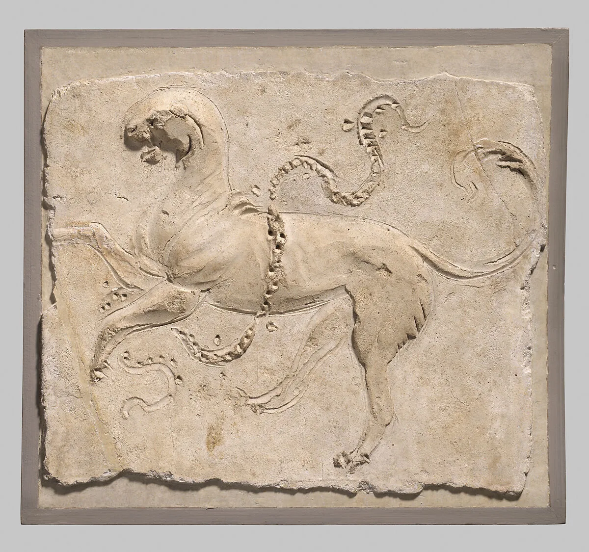 Stucco relief panel — Unknown