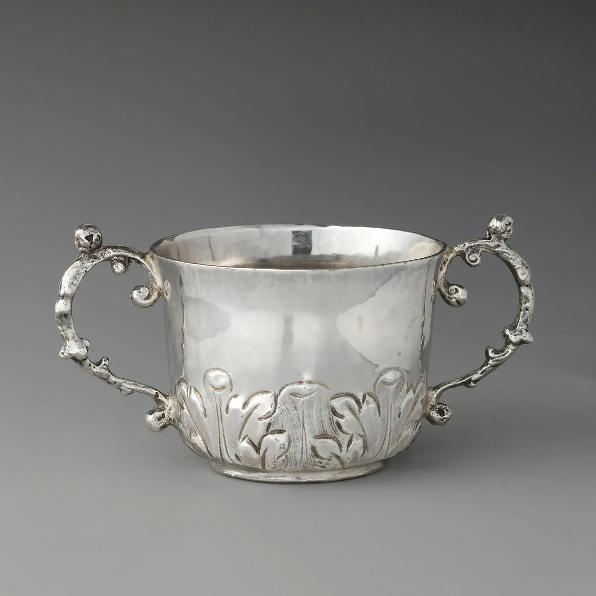 Miniature child's caudle cup — S H