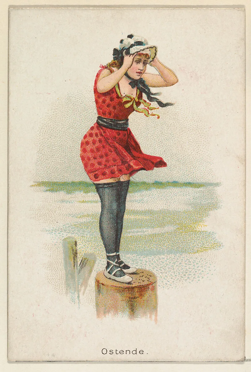 Ostende, from the Beautiful Bathers series (N192) issued by Wm. S. Kimball & Co. — Julius Bien|William S. Kimball & Company