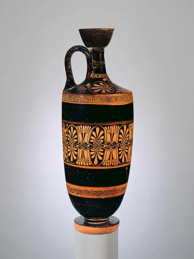 Terracotta lekythos (oil flask)
