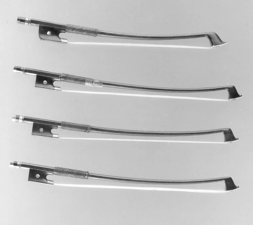 Miniature String Quartet Bows — Heinrich Knopf