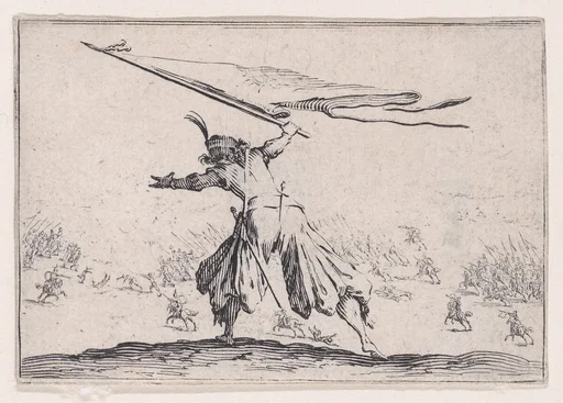 Le Porte-Étendard (The Standard Bearer), from Les Caprices Series B, The Nancy Set