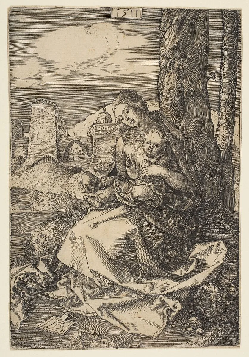 Virgin and Child with the Pear — Albrecht Dürer