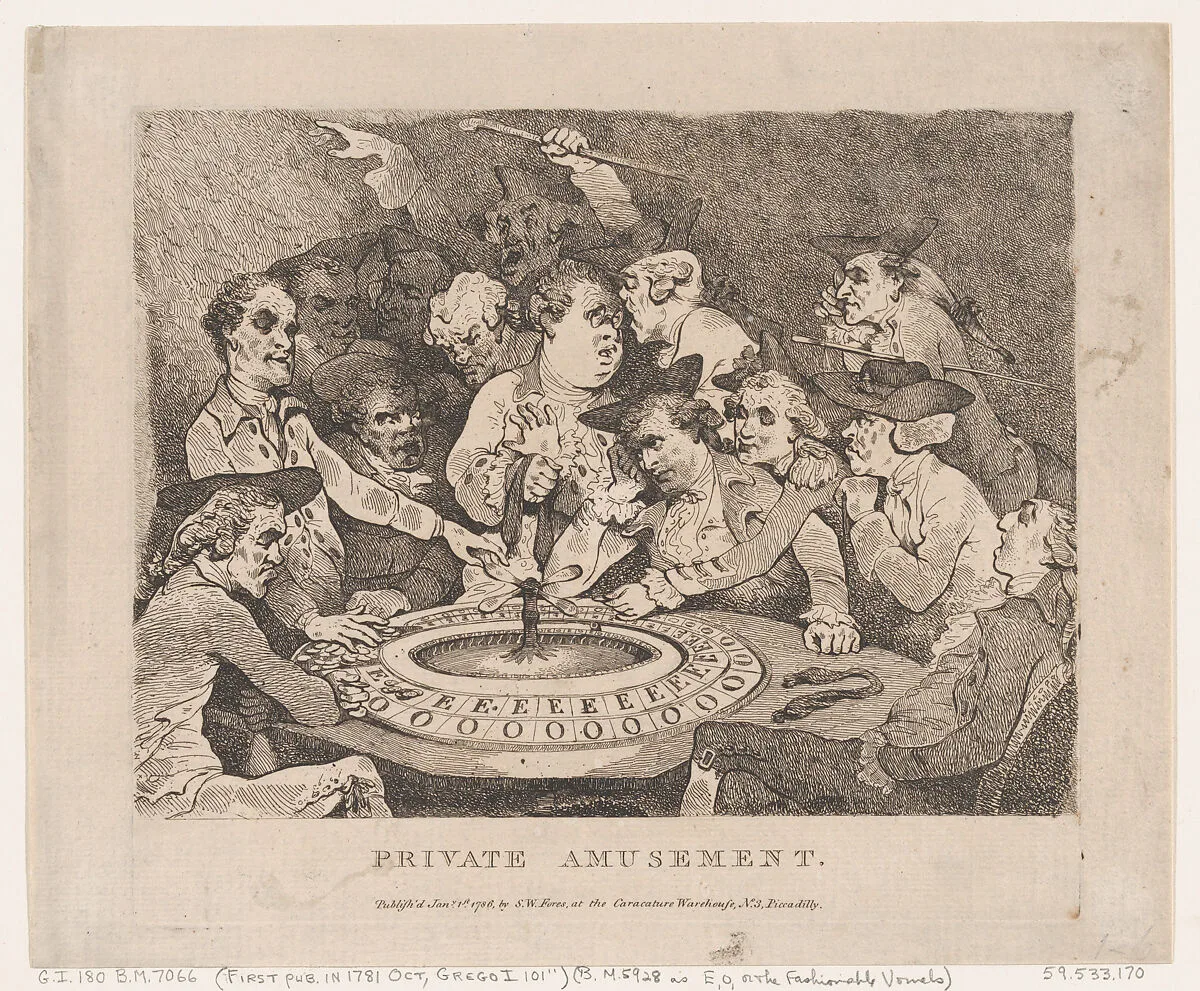 Private Amusement — Thomas Rowlandson|S. W. Fores|Edward Topham