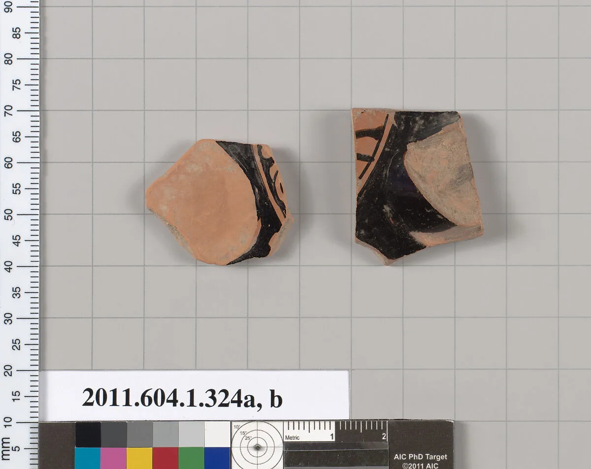 Terracotta fragments of kylikes (drinking cups) — Unknown