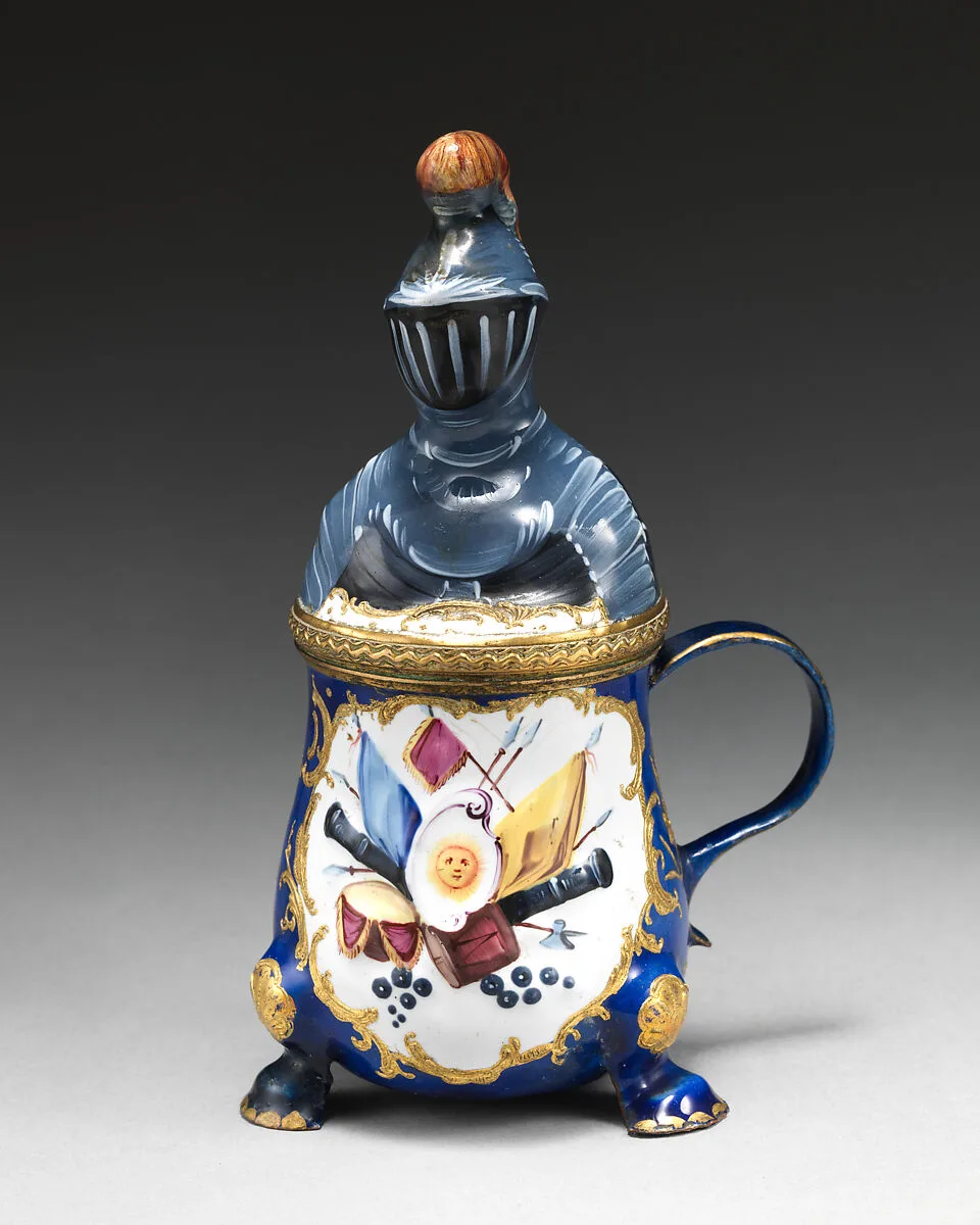 Mustard pot with cover — Unknown