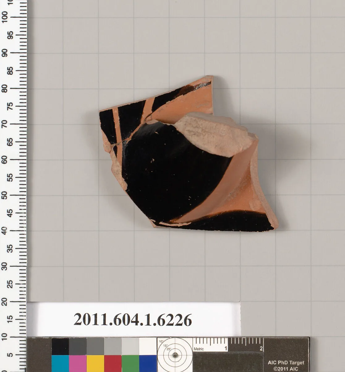 Terracotta fragment of a kylix (drinking cup) — Unknown