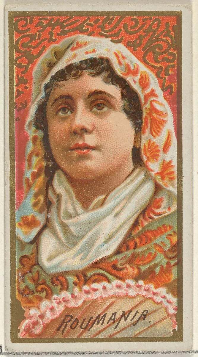 Roumania, from the Types of All Nations series (N24) for Allen & Ginter Cigarettes — George S. Harris & Sons|Allen & Ginter