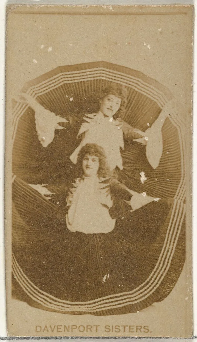 Davenport Sisters, from the Actors and Actresses series (N145-8) issued by Duke Sons & Co. to promote Duke Cigarettes — W. Duke, Sons & Co.|American Tobacco Company