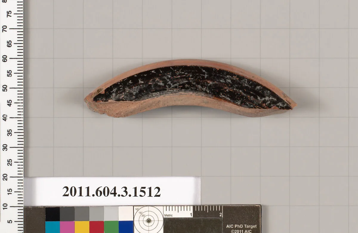 Terracotta fragment of a skyphos (deep drinking cup) — Unknown