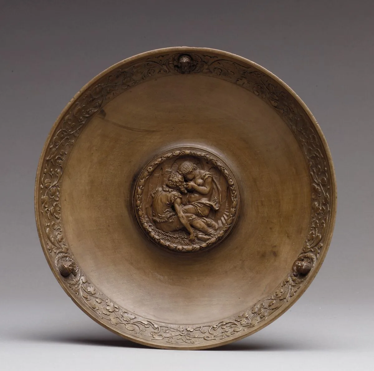 Goldsmith's model for a bowl with a representation of Roman Charity — Sebald Beham