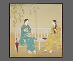堀井香坡筆 「行く夏」|"Departing Summer" (Yuku natsu) 行く夏 — Horii Kōha 堀井香坡