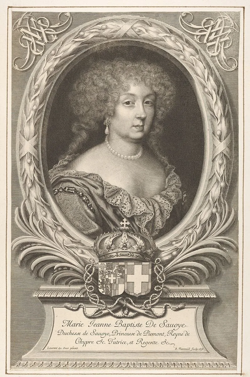 Marie-Jeanne-Baptiste, Duchesse de Savoie — Robert Nanteuil|Laurent du Sour