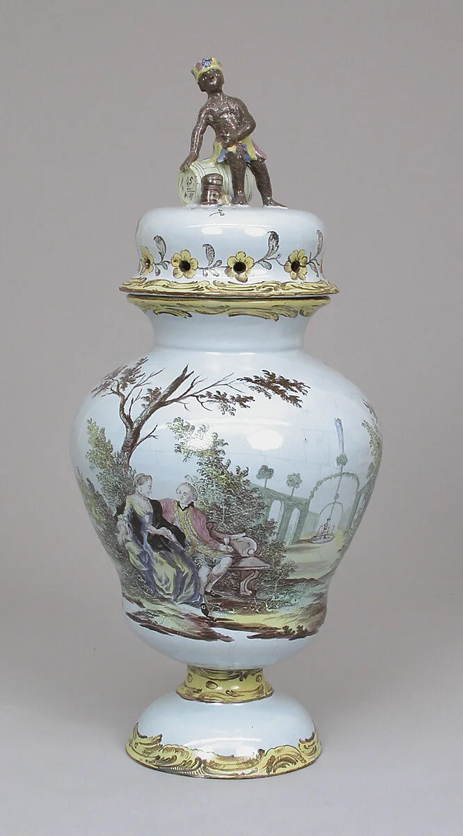 Pair of potpourri vases with covers — Abraham Leihamer