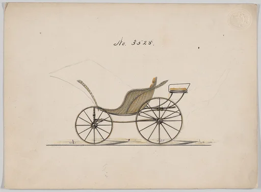 Design for Pony Phaeton, no. 3525